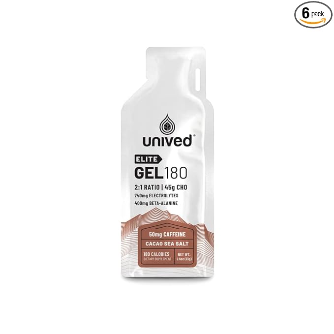 Unived Elite Gel | Carbohydrate | Beta-Alanine | Endurance Energy Gel