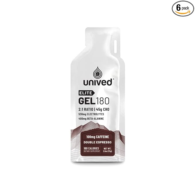 Unived Elite Gel | Carbohydrate | Beta-Alanine | Endurance Energy Gel