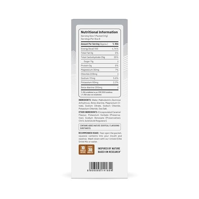 Unived Rrunn Endurance Energy Gel | Rapid Energy | Race Fuel