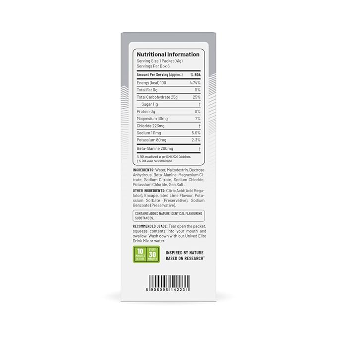 Unived Rrunn Endurance Energy Gel | Rapid Energy | Race Fuel