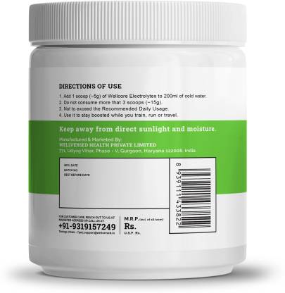 Wellcore Electrolytes | 5 Vital Electrolytes | Sugar-Free | Keto | Sustained Energy