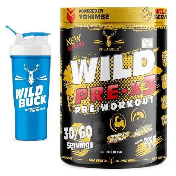 Wild Buck Pre-X3 Pre-Workout | BCAA | Energy and Performance