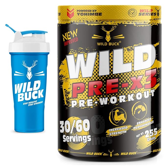 Wild Buck Pre-X3 Pre-Workout | BCAA | Energy and Performance