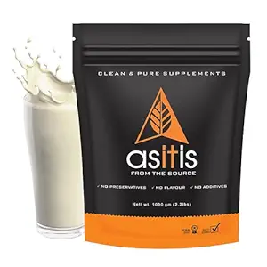 AS-IT-IS Whey Protein Concentrate 80% | 24g Protein per 30g Scoop | 5.4g BCAA | Lean Muscle | Unflavoured
