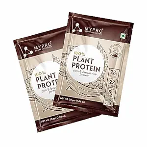 Mypro Sport Nutrition Plant Protein | Pea and Brown Rice | Vegan | Sachet Pack