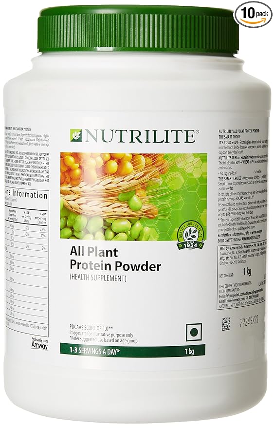 Nutrilite All Plant Protein Powder | Soy, Wheat and Yellow Pea | Vegan | Daily Protein
