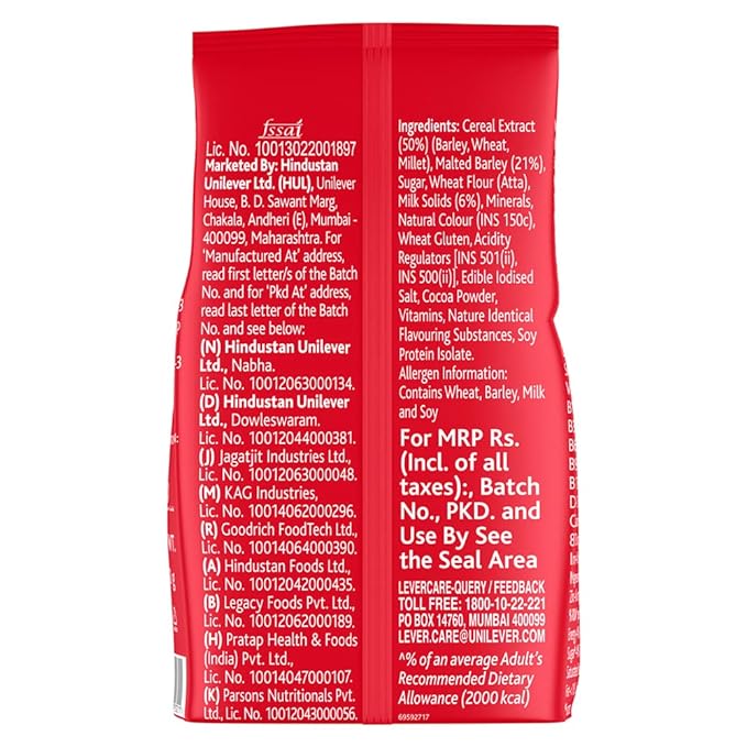 Boost Health Energy Sports Nutrition Drink | Chocolate | Refill Pack
