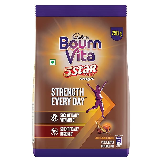 Cadbury Bournvita 5 Star Magic | Chocolate Health Drink | 750g