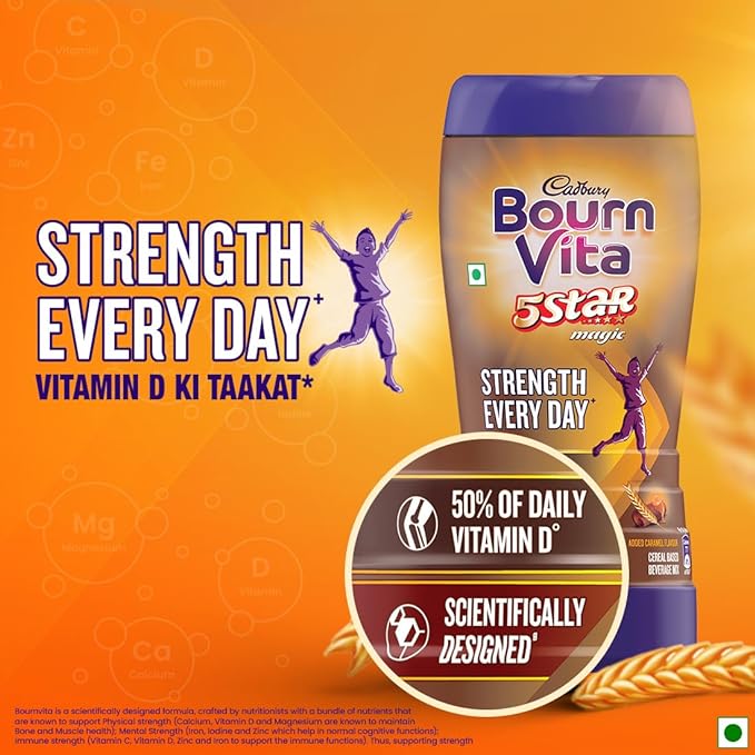 Cadbury Bournvita 5 Star Magic | Chocolate Health Drink | 750g