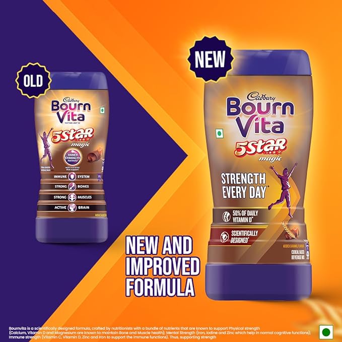 Cadbury Bournvita 5 Star Magic | Chocolate Health Drink | 750g