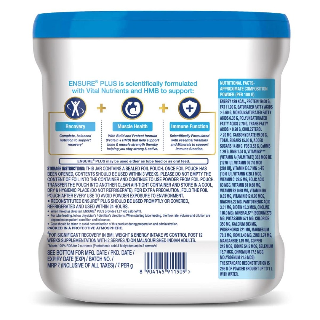 Ensure Plus Complete Balanced Supplement Nutrition | Vanilla