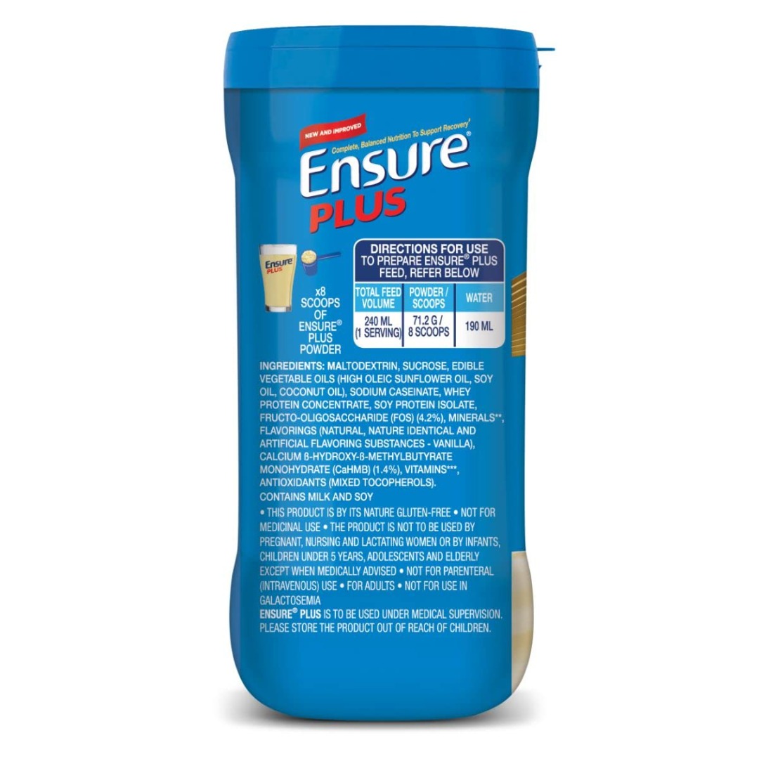 Ensure Plus Complete Balanced Supplement Nutrition | Vanilla
