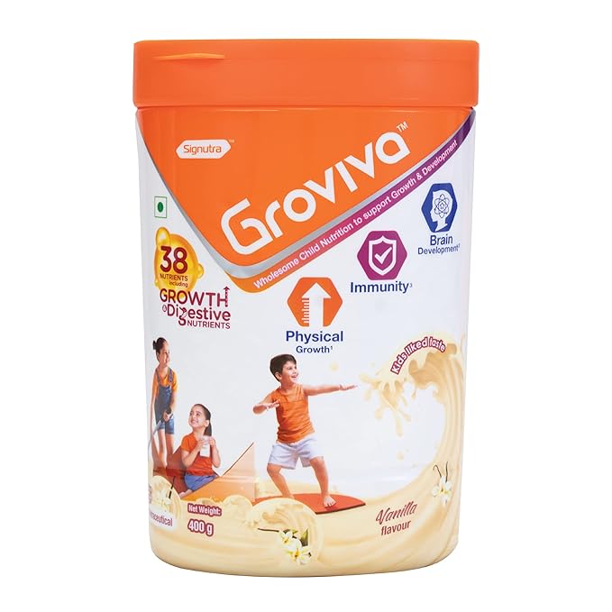 Groviva Child Nutrition Supplement | Growth and Development | Vanilla