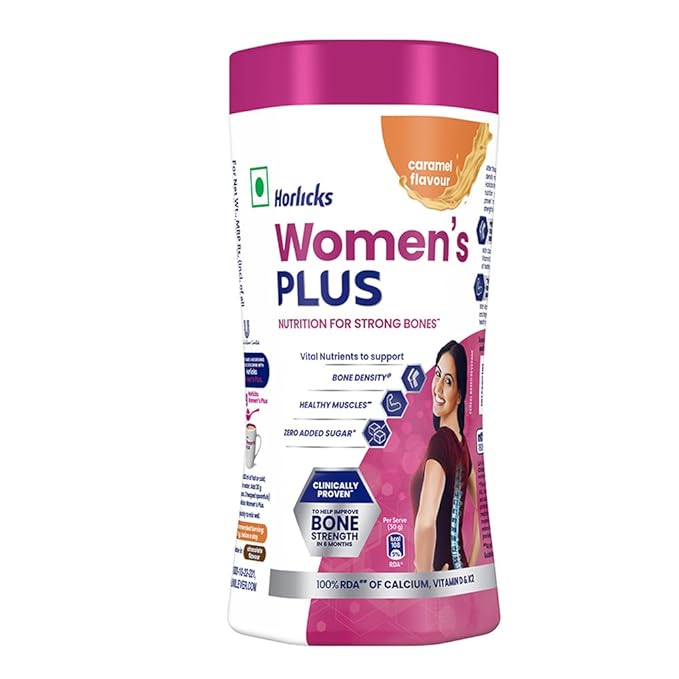 Horlicks Women Plus | Calcium and Vitamin D | Bone Strength | Caramel