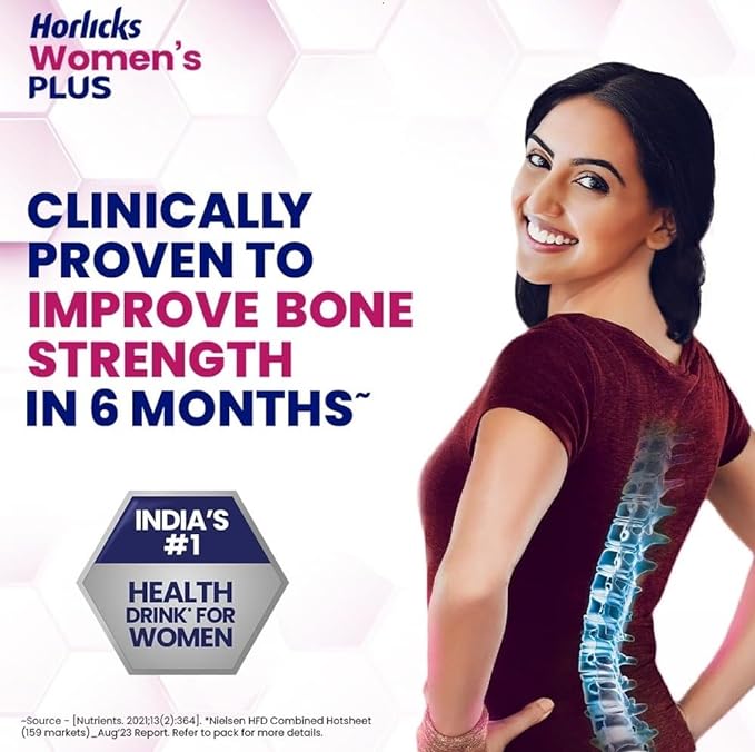 Horlicks Women Plus | Calcium and Vitamin D | Bone Strength | Caramel