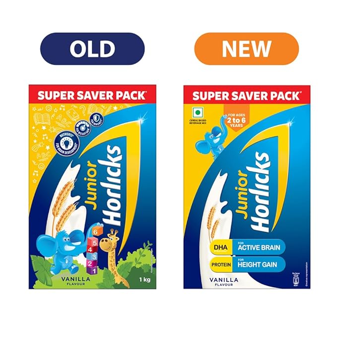 Horlicks Junior Active | Brain and Height Gain | Nutrition Drink | Kids