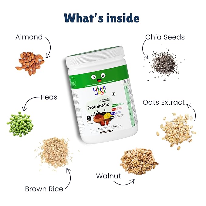 Little Joys ProteinMix Nutrition Drink | 7 to 12 Years | 9g Protein | Chocolate