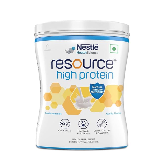 Nestle Resource High Protein | Immuno Nutrients | Vanilla | Pet Jar