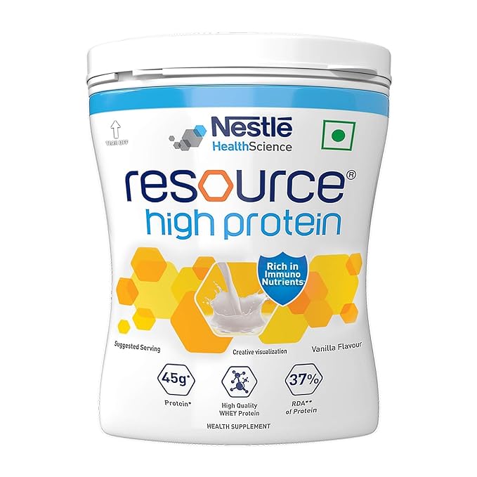 Nestle Resource High Protein | Immuno Nutrients | Vanilla | Pet Jar