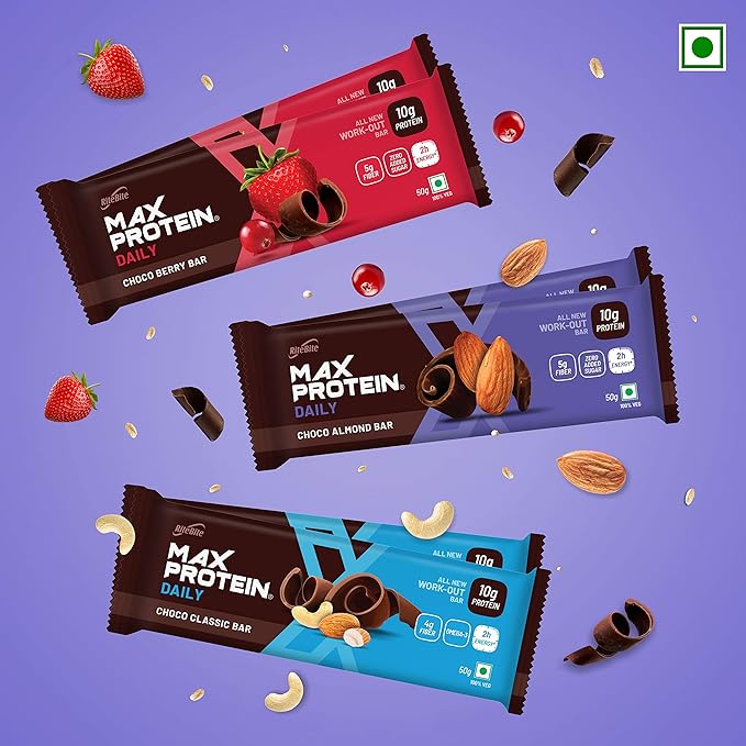 RiteBite Max Protein Daily Assorted Energy Bars | High Protein