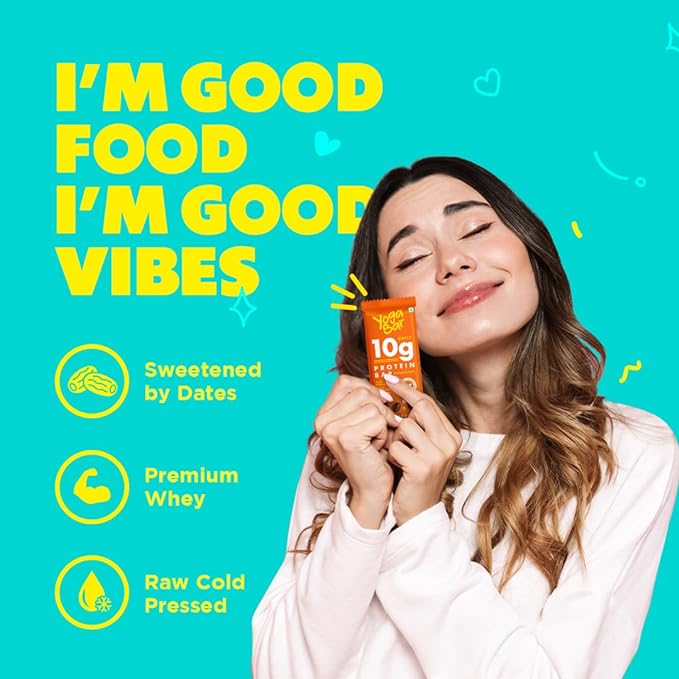 YogaBar 10g Protein Bar | Vitamins and Immunity | Gluten-Free | Healthy Snack