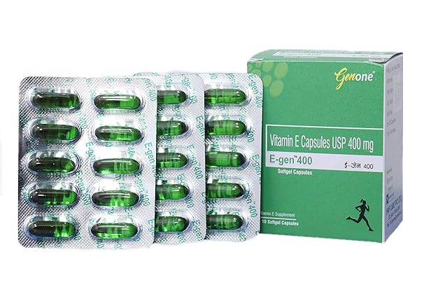 Genone Vitamin E Capsule | Glowing Skin | Nutrition and Antioxidant