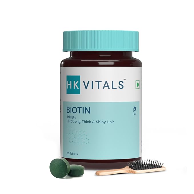 HK Vitals Biotin 10000mcg | Hair Growth | Strong Hair | Glowing Skin