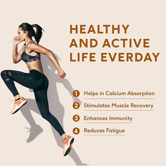 HK Vitals Vitamin D3 2000 IU | Bone Health | Muscle Strength and Immunity