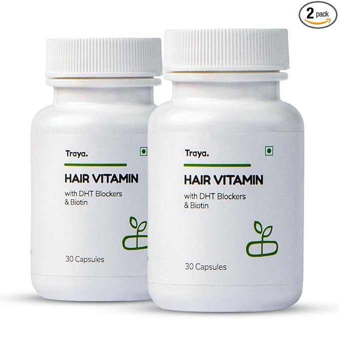 Traya Hair Vitamins | Natural Extracts | Biotin and Vitamins | Hair Growth