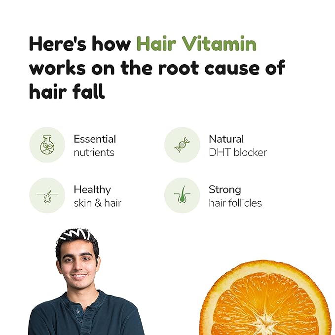 Traya Hair Vitamins | Natural Extracts | Biotin and Vitamins | Hair Growth