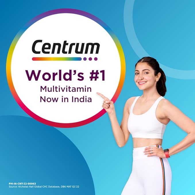 Centrum Men Multivitamin | Ginseng Extract | Immunity and Energy | Veg