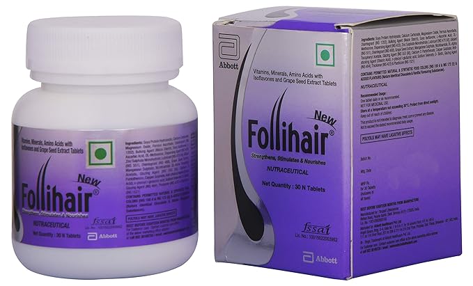 Follihair New | Biotin | Amino Acids and Vitamins | Hair Growth and Strength