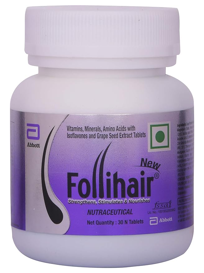 Follihair New | Biotin | Amino Acids and Vitamins | Hair Growth and Strength