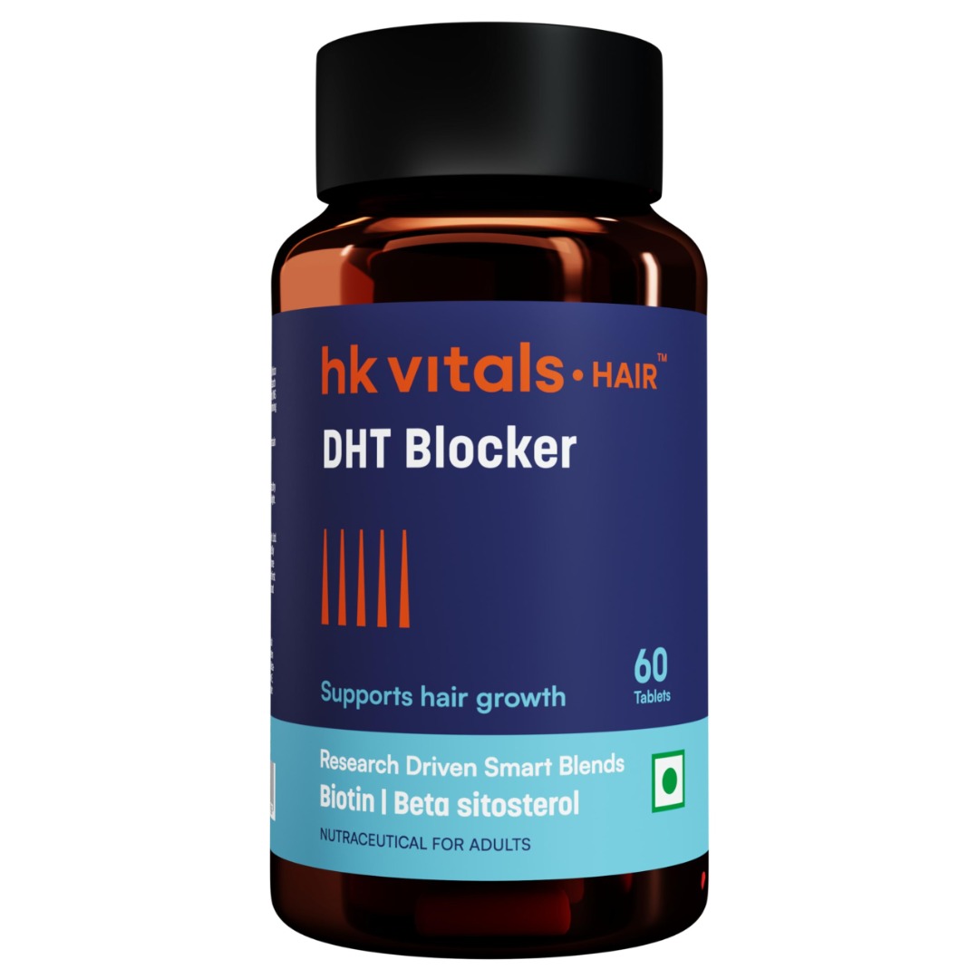 HK Vitals DHT Blocker | Stinging Nettle | Protein Synthesis | Stimulates Hair Growth