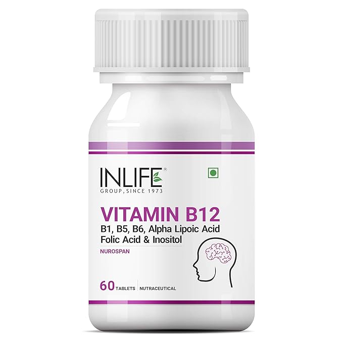 Inlife Vitamin B12 1500mcg | B1, B5, B6 | Alpha Lipoic Acid | Inositol