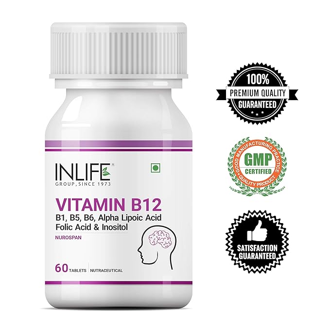 Inlife Vitamin B12 1500mcg | B1, B5, B6 | Alpha Lipoic Acid | Inositol