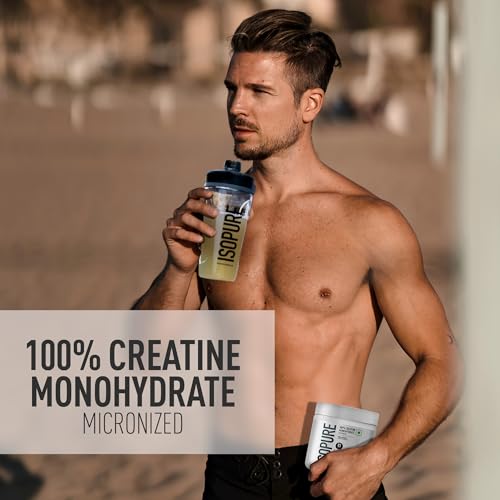 Isopure 100% Creatine Monohydrate | Micronised | Muscle Endurance and Recovery | Unflavoured