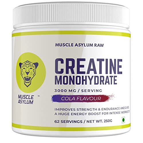 Muscle Asylum Creatine Monohydrate Powder | Muscle Strength and Endurance