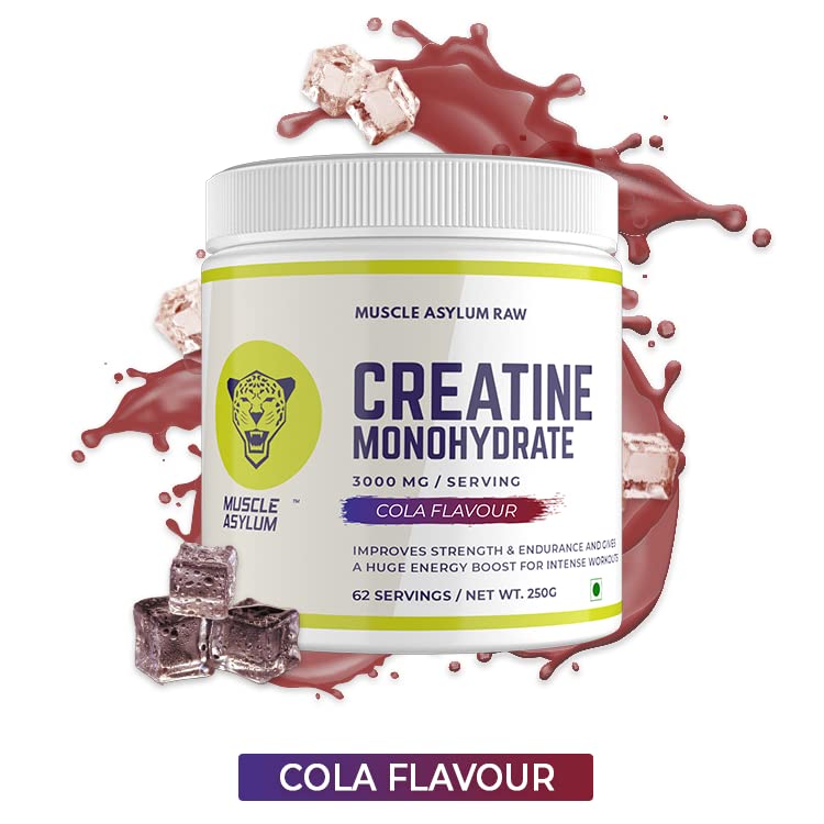 Muscle Asylum Creatine Monohydrate Powder | Muscle Strength and Endurance
