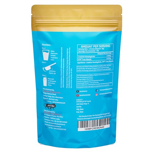 MYFITNESS 100% Micronised Creatine Monohydrate | 40 Servings | Muscle Strength | Unflavoured