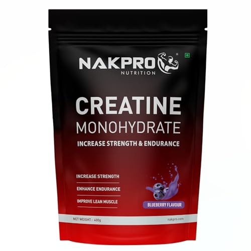 Nakpro Micronised Creatine Monohydrate | Muscle Strength and Endurance | Unflavoured