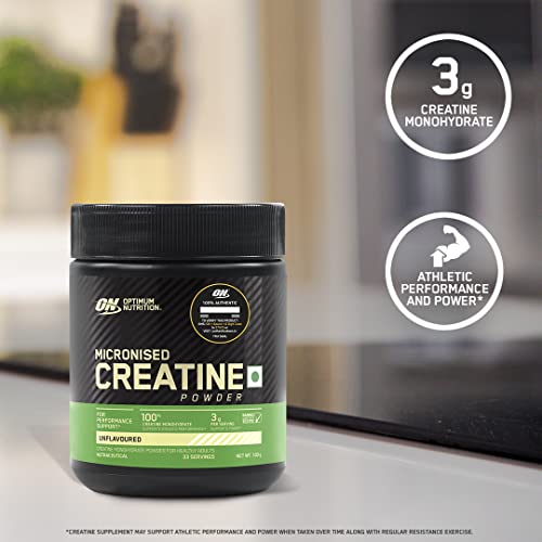 ON Micronised Creatine Monohydrate | 3g per Serving | Athletic Performance and Power | Unflavoured