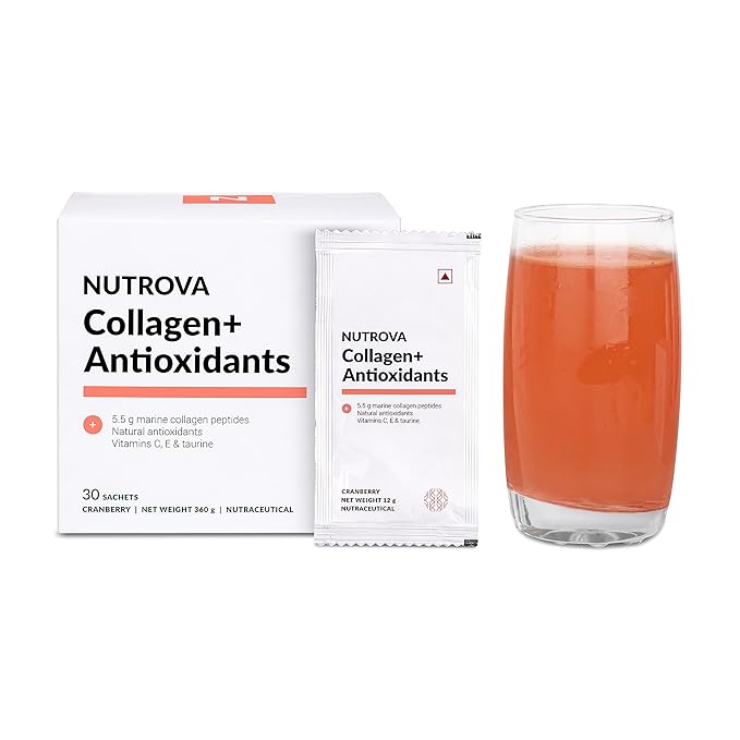 Nutrova Collagen + Antioxidants | Healthy Skin Supplement