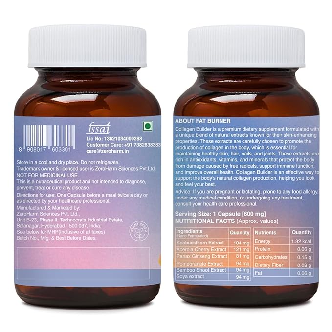 ZEROHARM Collagen Builder | Anti-Aging | Wrinkle-Free | Skin Regeneration | Women