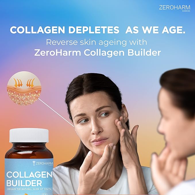 ZEROHARM Collagen Builder | Anti-Aging | Wrinkle-Free | Skin Regeneration | Women