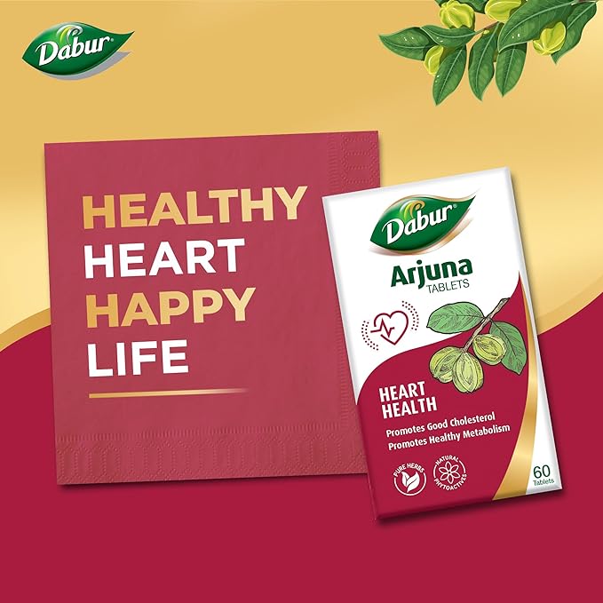 Dabur Arjuna Tablets | Promotes Heart Health | Manages Cholesterol