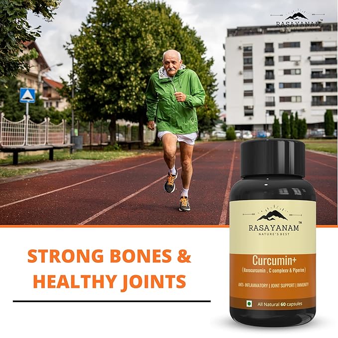 Rasayanam Curcumin 1500mg | NanoCurcumin | Bioperine | Natural Antioxidant and Anti-Inflammation