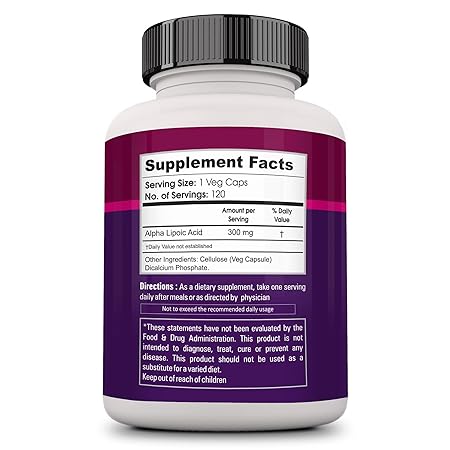 Zenith Nutrition Alpha Lipoic Acid | Antioxidant | Blood Sugar and Nerve Support