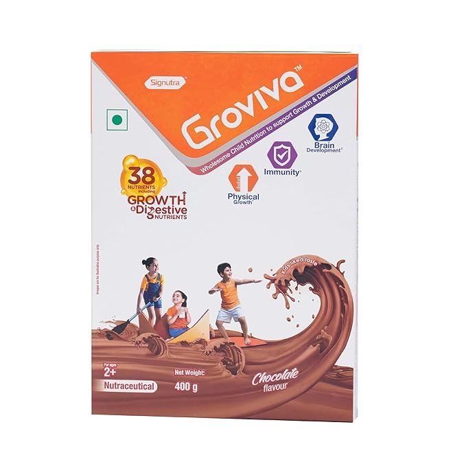 Groviva Wholesome Child Nutrition | Growth and Development | Chocolate