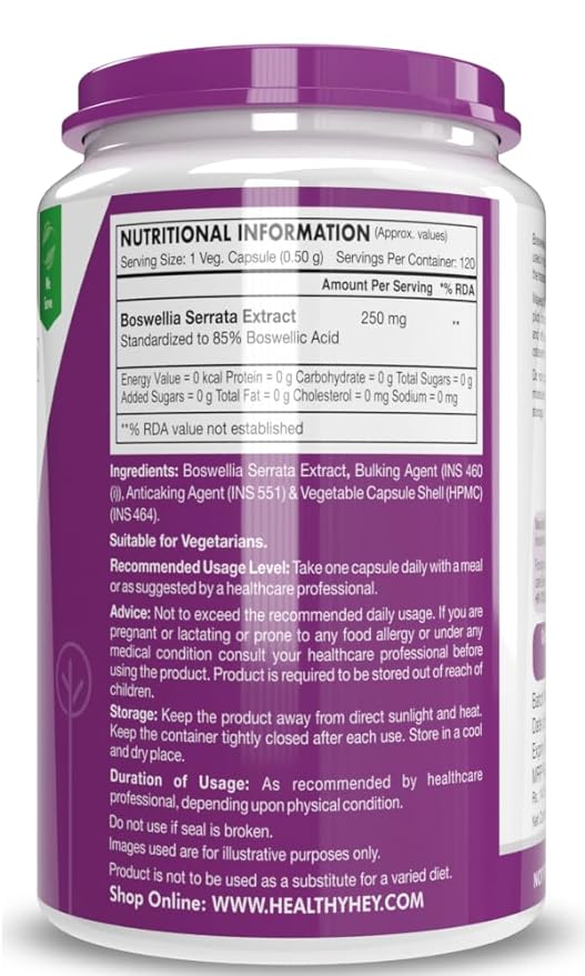 HealthyHey Boswellia Serrata Extract | Joint Health and Anti-Inflammation